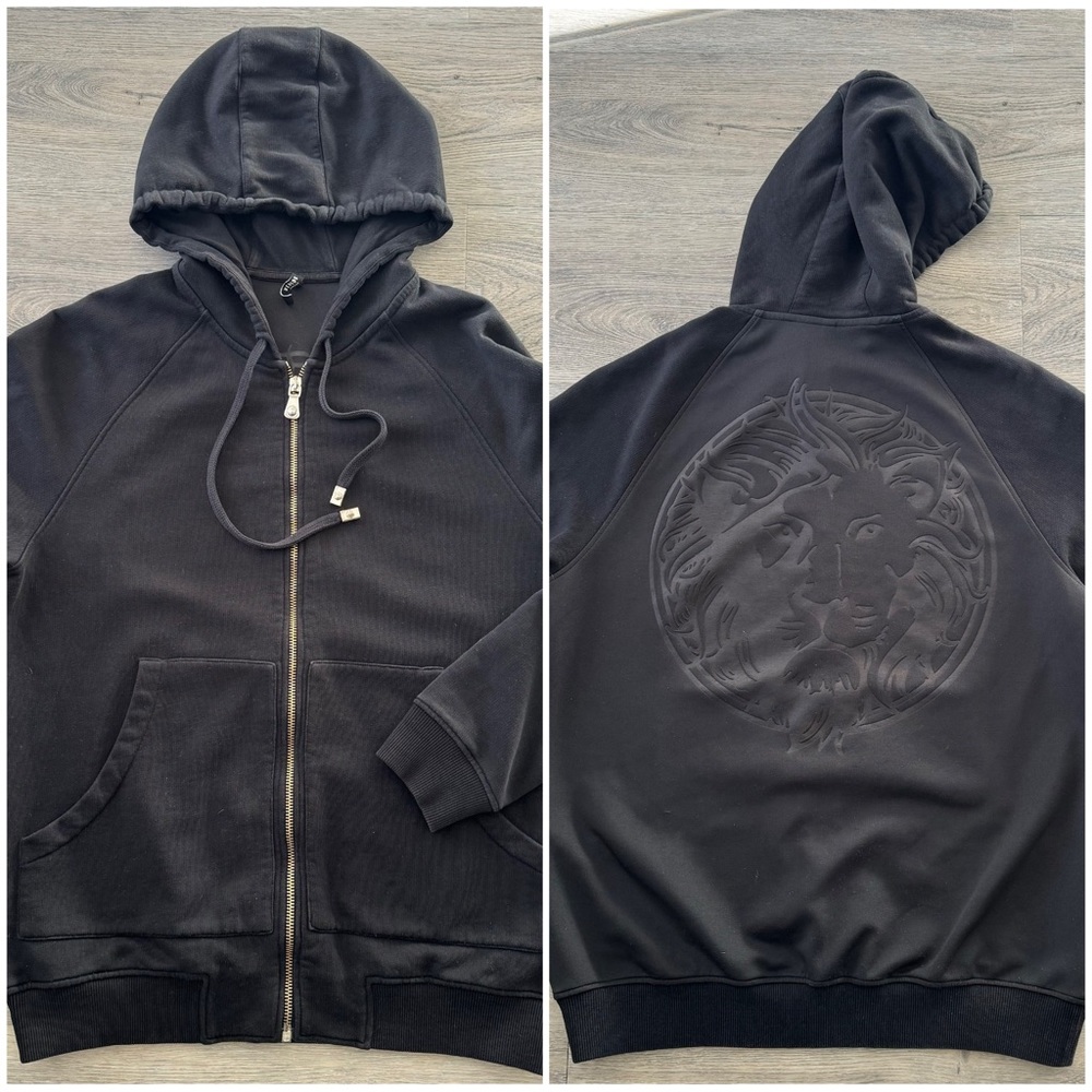 Versus Versace Lion Zip Up Hoodie